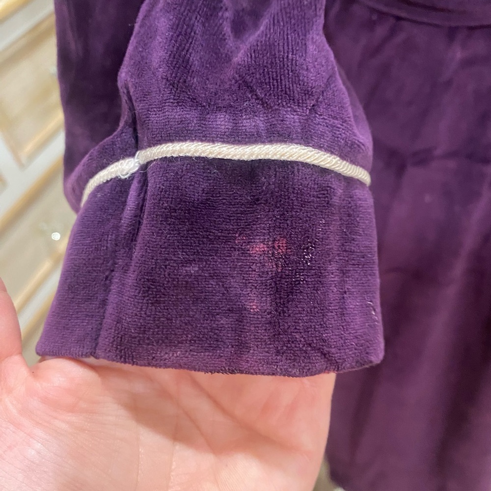 Dior Deep Purple Robe with White Label - Picture 5 of 7